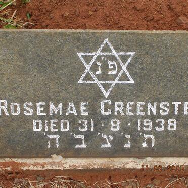 GREENSTEIN Rosemae -1938