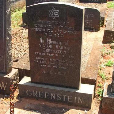 GREENSTEIN Victor Harris -1978