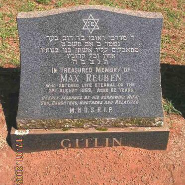 GITLIN Max Reuben -1969