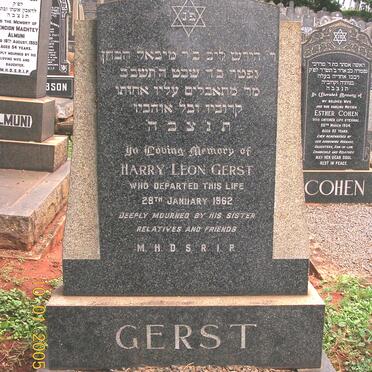 GERST Harry Leon -1962
