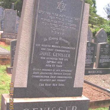 GEVISSER Janie -1976