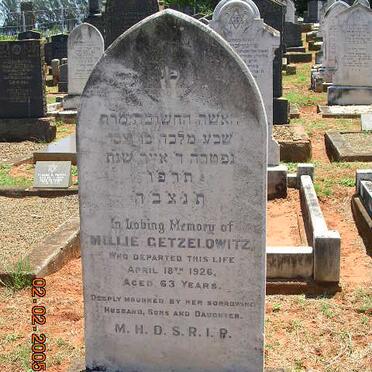 GETZELOWITZ Millie -1926