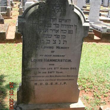 HAMMERSTEIN Louis -1940