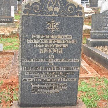 HENOCHSBERG Florence Edith -1931