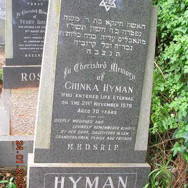HYMAN Chinka -1976