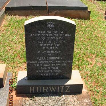 HURWITZ Florrie -1991