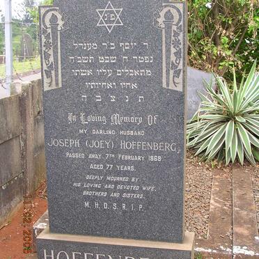 HOFFENBERG Joseph -1968