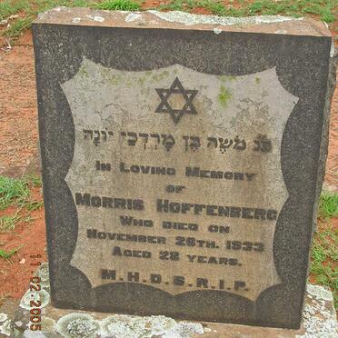 HOFFENBERG Morris -1933