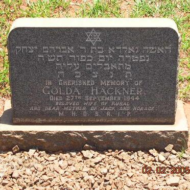 HACKNER Golda -1944