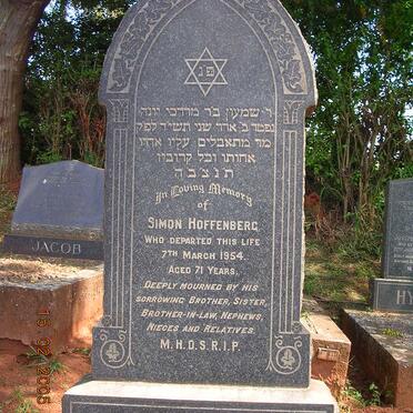 HOFFENBERG Simon -1954