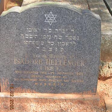 HELLENGER Isidore -1965