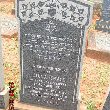 ISAACS Bluma -1972