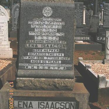 ISAACSON Lena nee HEPKER -1938