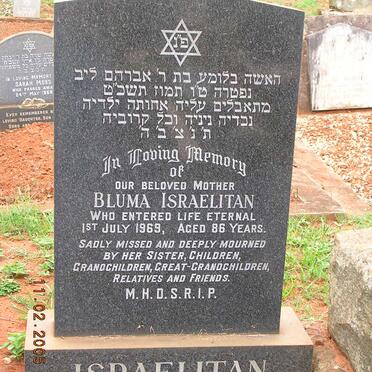 ISRAELITAN Bluma -1969