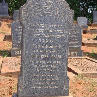 JOSEPH Edith Rose -1952