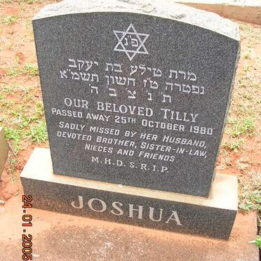 JOSHUA Tilly -1980