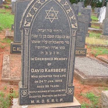 KARSBERG David -1949