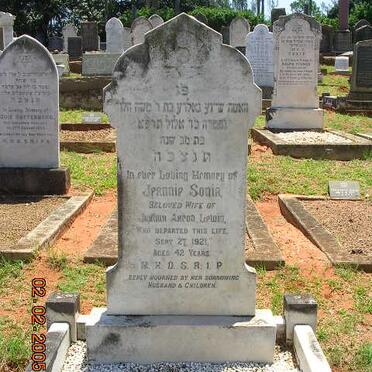 LEWIN Jeannie Sonia -1921