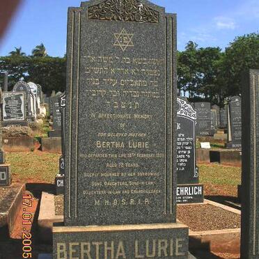 LURIE Bertha - 195?