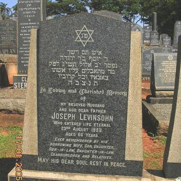 LEVINSOHN Joseph -1953