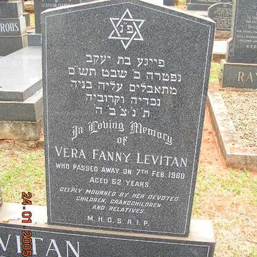 LEVITAN Vera Fanny -1980