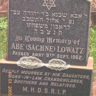 LOWATZ Abe  -1962