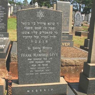 LEVY Frank Manfred -1968