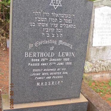LEWIN Berthold 1900-1968