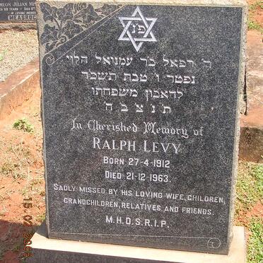 LEVY Ralph 1912-1963