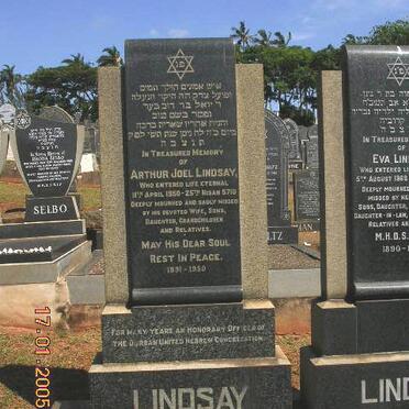 LINDSAY Arthur Joel 1891-1950