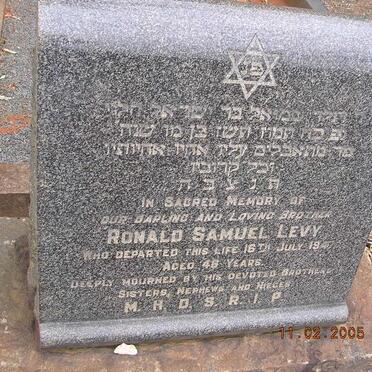 LEVY Ronald Samuel -1947