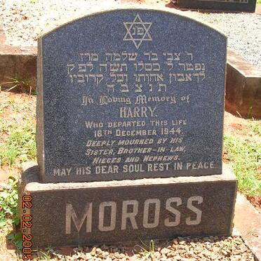 MOROSS Harry -1944