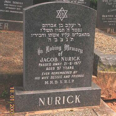 NURICK Jacob -1977