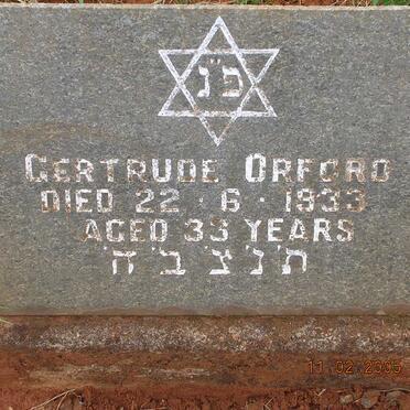 ORFORD Gertrude -1933