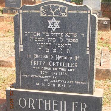 ORTHEILER Fritz -1965