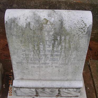 PATZ Jeremy Paul -1959