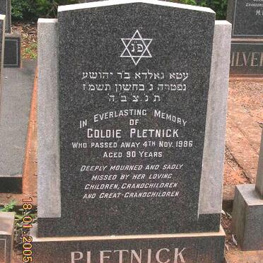 PLETNICK Goldie -1986