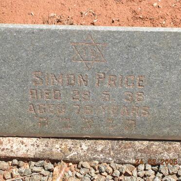 PRICE Simon -1935