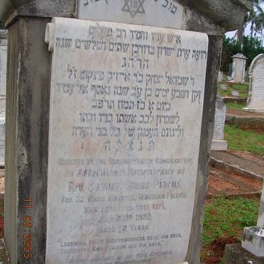 PINCUS Samuel Isaac -1922