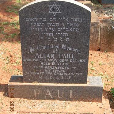 PAUL Allan -1976
