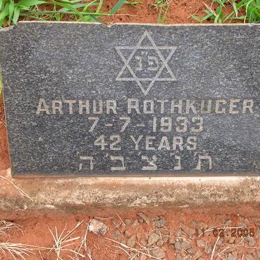 ROTHKUGER Arthur -1933