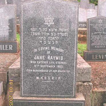 RAYWID Jane -1963