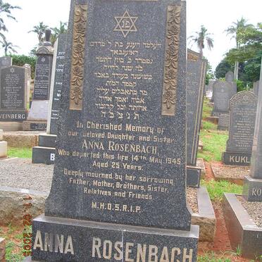 ROSENBACH Anna -1945