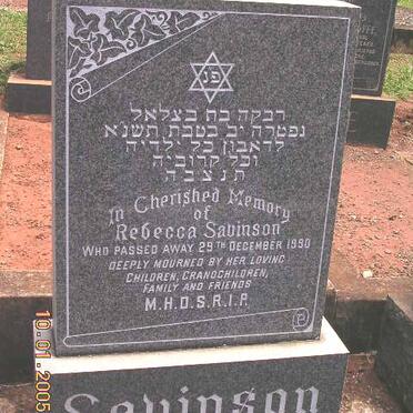 SAVINSON Rebecca -1990