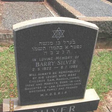 SILVER Barry 1922-1986