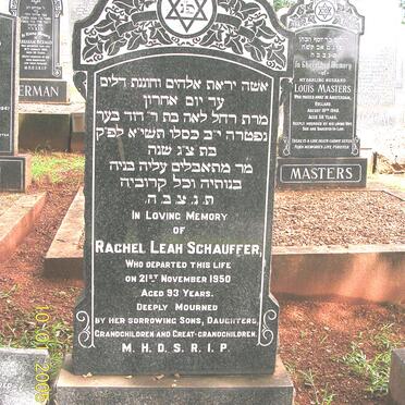 SCHAUFFER Rachel Leah -1950