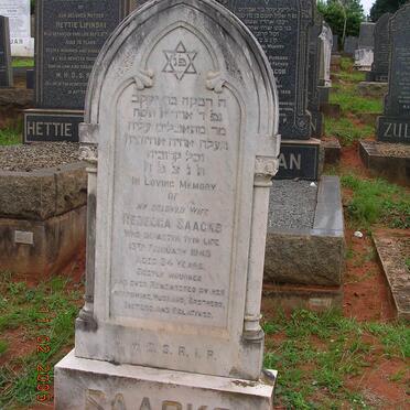 SAACKS Rebecca -194?