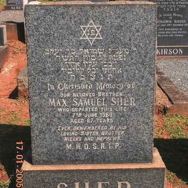 SHER Max Samuel -1960