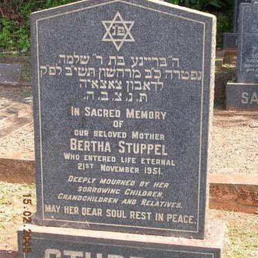 STUPPEL Bertha -1951