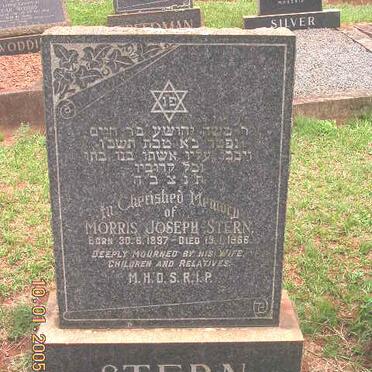 STERN Morris Joseph 1897-1966